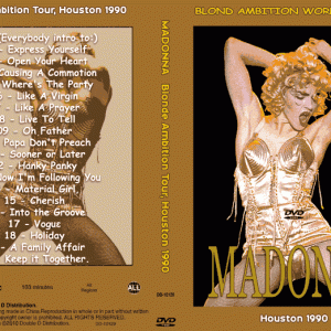 Madonna - Blonde Ambition Tour (Houston, Texas, 1990) (1 NTSC DVD-R disc)