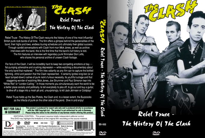 Clash – Rebel Truce (The History Of The Clash) (PAL DVD-R disc