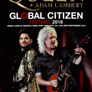 Queen + Adam Lambert - Global Citizen Festival (2019) (1 PAL DVD-R disc)