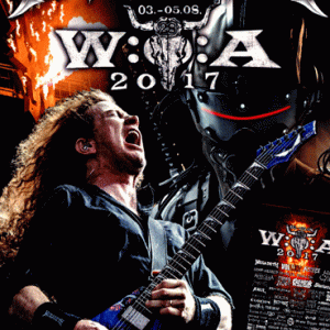 Megadeth - Wacken Open Air Festival (2017) (1 PAL Dual Layer DVD+R disc)