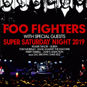 Foo Fighters - Super Saturday Night (2019) (1 PAL Dual Layer DVD+R disc)