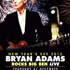 Bryan Adams - Rocks Big Ben Live (2015-2016) (1 PAL DVD-R disc)