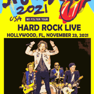 Rolling Stones - Hard Rock Live, Hollywood, Florida (Nov-23-2021) (1 PAL DVD-R disc)