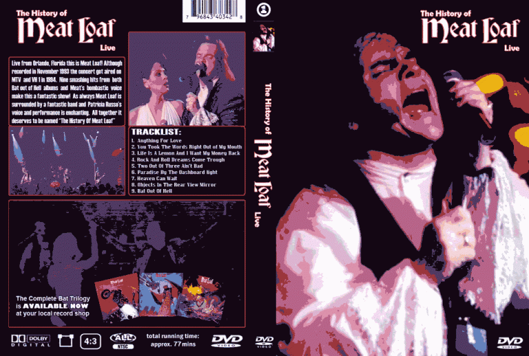 【DVD】 Man  World 1stStadium Live 36001_Meat-Loaf-History-Large-