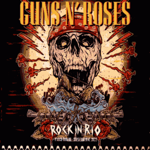 Guns 'N' Roses - Rock In Rio 2022 (1 PAL DVD-R disc)
