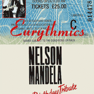 Eurythmics - Nelson Mandela 70th Birthday Tribute (1988) (1 PAL DVD-R disc)