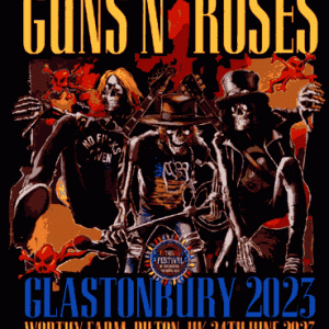 Guns N' Roses - Glastonbury Festival (2023) - Deluxe Edition (1 PAL DVD-R disc & 2 CD-R discs)