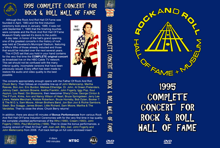 Various Artists – 1995 Complete Concert For Rock And Roll Hall Of