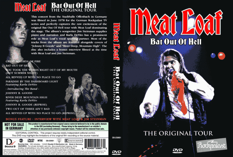 Meat Loaf – Bat Out Of Hell, The Original Tour (Rockpalast, 1978
