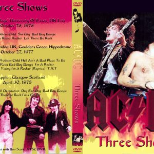AC-DC - Three Shows (NTSC DVD-R disc)