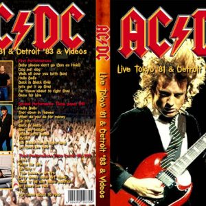 AC-DC - Live Tokyo '81  & Detroit '83 & Videos (PAL DVD-R disc)