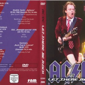 AC-DC - Let There Be Rock (not same title as released film) (PAL DVD-R disc)