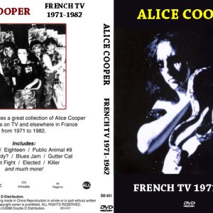 Alice Cooper - French TV 1971-1982 (NTSC DVD-R disc)