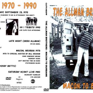 Allman Brothers Band - Macon To Burbank (1 NTSC DVD-R disc)