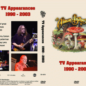 Allman Brothers Band - TV Appearances (1990-2003) (1 NTSC DVD-R disc)
