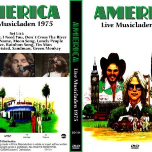 America - Live Musicladen (1975) (NTSC DVD-R disc)