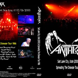 Anthrax - Live In Salt Lake Cit, UT 07-05-2000 (NTSC DVD-R disc)