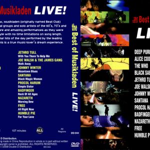 Musikladen - Best Of Live (NTSC DVD-R disc)
