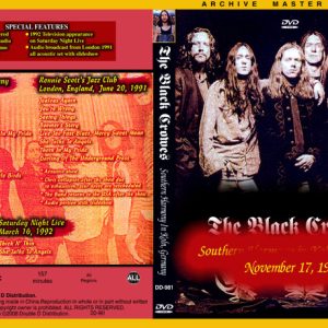 Black Crowes - Southern Harmony In Koln, Germany (1992) (NTSC DVD-R disc)