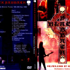 Black Sabbath - Headless in Russia (1989) (2 NTSC DVD-R discs)