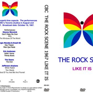 CBC Rock Scene Like It Is (1967) (NTSC DVD-R disc)