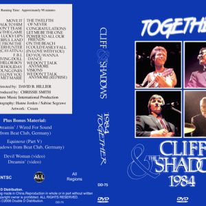 Cliff Richard & The Shadows - 1984 Together (NTSC DVD-R disc)