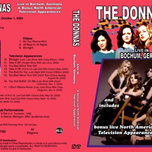 Donnas - Live In Bochum, Germany (Oct. 1, 2004) (NTSC DVD-R disc)