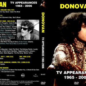 Donovan - TV Appearances 1965 - 2006 (NTSC DVD-R disc)