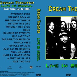 Dream Theatre - Live in Seoul, South Korea, May 26, 2000 (NTSC DVD-R disc)