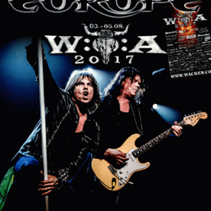Europe - Wacken Open Air Festival (2017) (1 NTSC Blu-Ray BD-R disc)