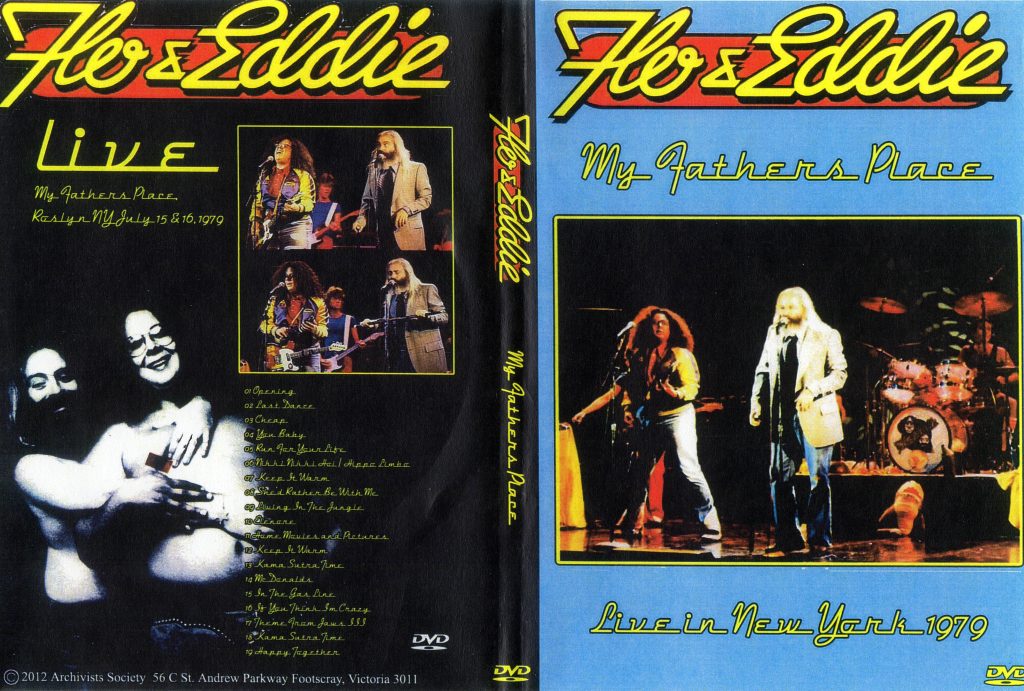 Flo & Eddie – My Fathers Place (1979) (1 DVD-R disc) – Kaleidoscope Video