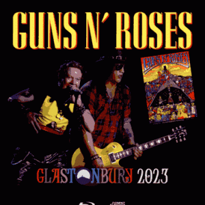 Guns N' Roses - Glastonbury Festival (2023) - Deluxe Edition (1 NTSC Blu-Ray BD-R disc & 2 CD-R discs)