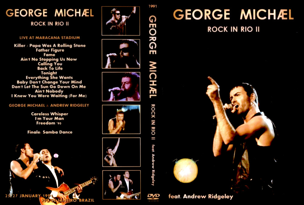George Michael - Rock In Rio II (1991) (1 DVD-R disc) - Image 2