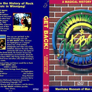 Get Back - A Celebration Of Winnipeg Rock (NTSC DVD-R disc)