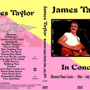 James Taylor - Blossom Music Center, Ohio, July 1979 (NTSC DVD-R DISC)