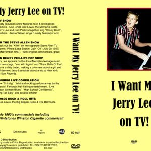 Jerry Lee Lewis - I Want My Jerry Lee On TV (NTSC DVD-R disc)