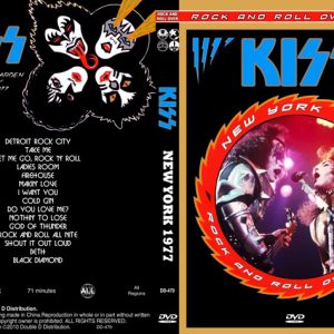 KISS - Madison Square Garden, New York City (Feb-18-1977) (NTSC DVD-R disc)