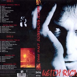 Keith Richards - Live 1992 (2 NTSC DVD-R discs)