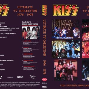 Kiss - Ultimate TV Collection (1976-1978) (NTSC DVD-R disc)
