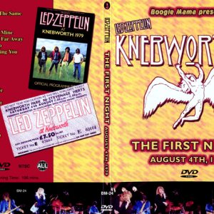 Led Zeppelin - Knebworth The First Night (August-4-1979) (1 Dual Layer DVD+R disc)
