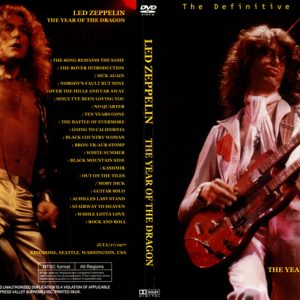 Led Zeppelin - Year Of The Dragon (Seattle, 1977) (1 NTSC Dual Layer DVD+R disc)