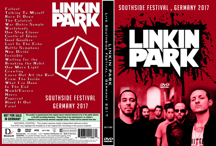 Linkin Park - Southside Festival, Germany (2017) (1 DVD-R disc) - Image 2