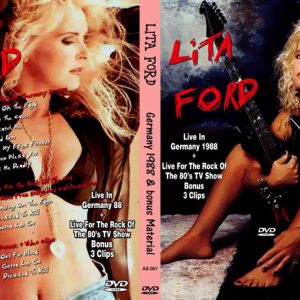 Lita Ford - Live In Germany & Videos (1 NTSC DVD-R disc)