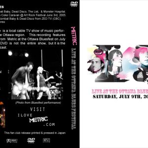 Metric - Live at the Ottawa Blues Festival (2005) (NTSC DVD-R disc)
