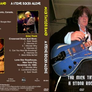 Mick Taylor Band - A Stone Rocks Alone (2 NTSC DVD-R discs)