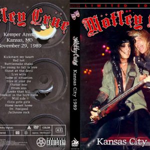Motley Crue - Kansas City (1989) (NTSC DVD-R disc)