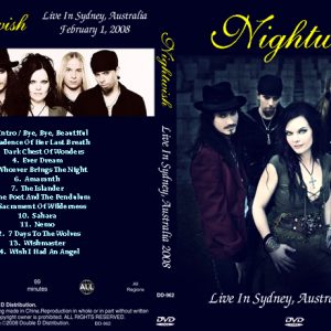 Nightwish - Live in Sydney Australia (2008) (NTSC DVD-R disc)