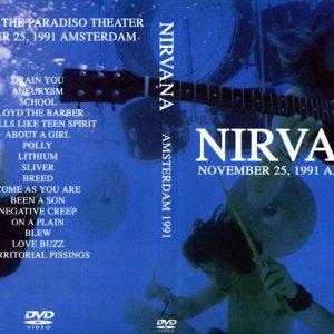 Nirvana - Amsterdam (1991) (1 NTSC DVD-R disc)