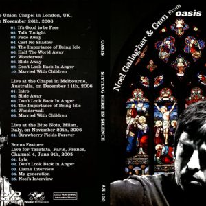 Oasis - Sitting Here In Silence (NTSC DVD-R disc)
