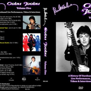 Paul McCartney - Oobu Joobu Vol. 5 (NTSC DVD-R disc)